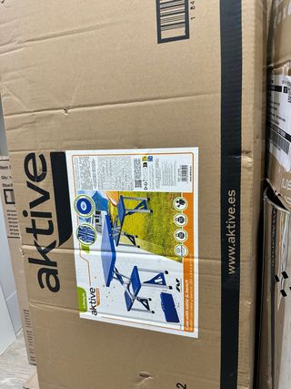 Mesa Camping Plegable Aktive con Bancos