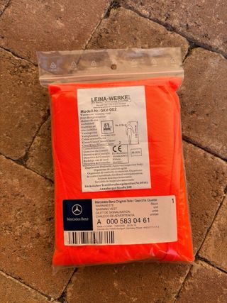 Gilet alta visibilità Mercedes arancione