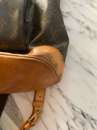 Mochila Louis Vuitton auténtica Marrón
