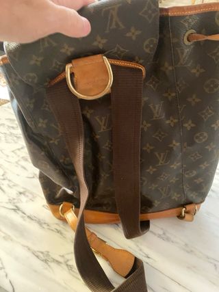 Mochila Louis Vuitton auténtica Marrón