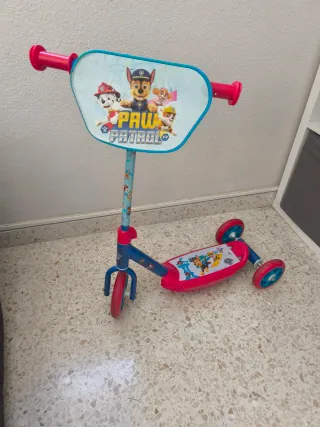 Patinete Patrulla Canina 3 Ruedas