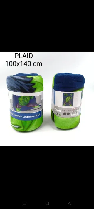 Coperta Plaid Hulk 100x140 cm