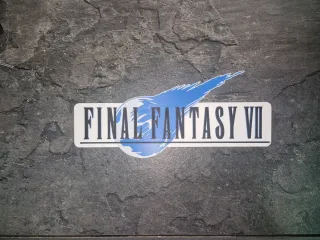 Cartello decorativo Final Fantasy VII stampato PLA