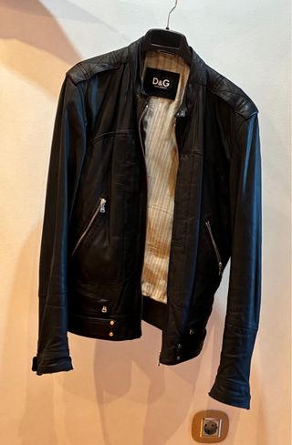Chaqueta Biker Negra