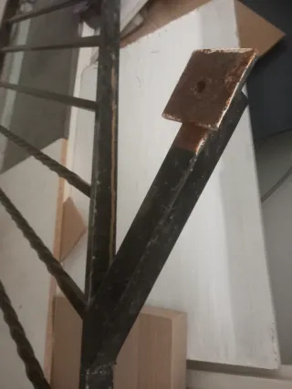 BARANDILLA DE ESCALERAS DE HIERRO MACIZO FUERTE