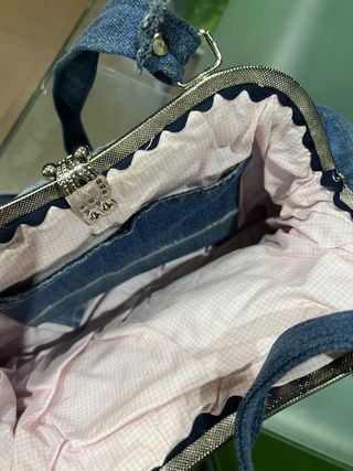 Bolso vaquero artesanal hecho a mano 