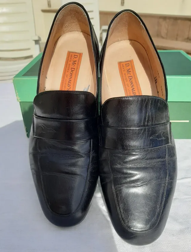 Scarpe D. McDonald's uomo eleganti nero