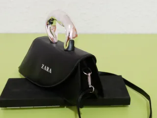 Bolso Zara Negro Pequeño