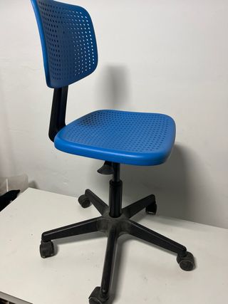 Silla escritorio infantil de plástico