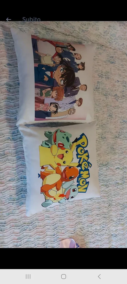 Cuscini Detective Conan e Pokémon