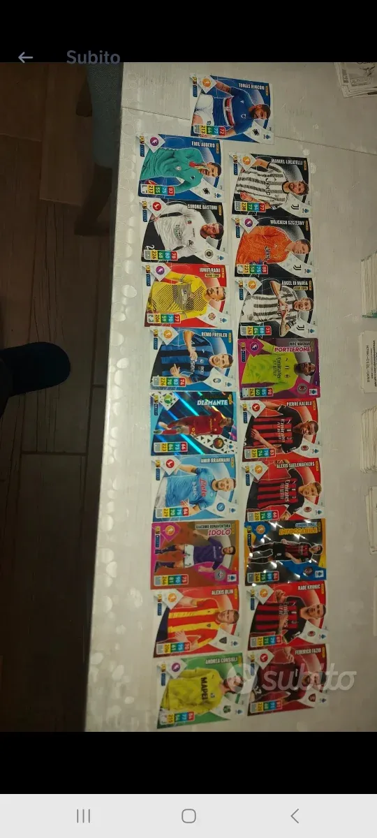 N.209 Carte Calciatori Panini Miste dal 2019 al 20