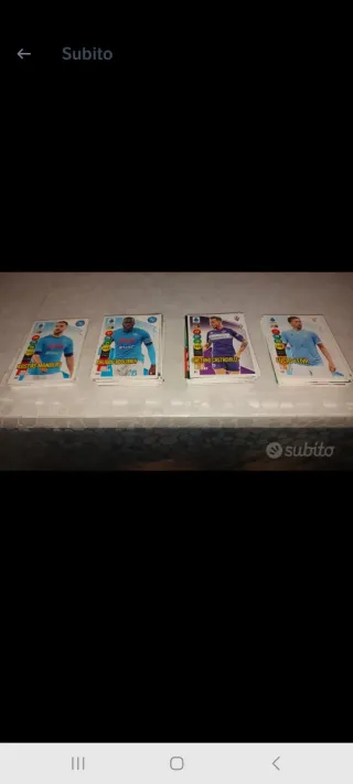 N.209 Carte Calciatori Panini Miste