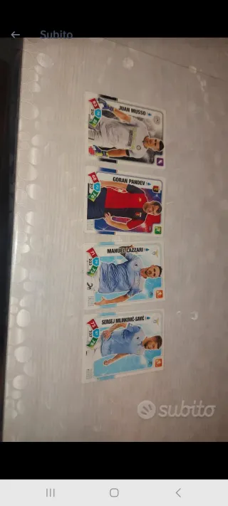 N.209 Carte Calciatori Panini Miste