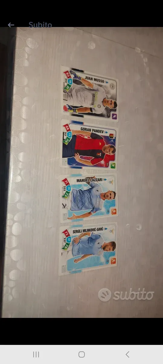 N.209 Carte Calciatori Panini Miste dal 2019 al 20