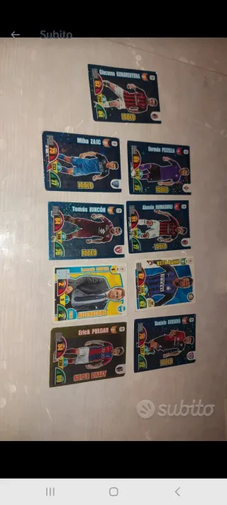 N.209 Carte Calciatori Panini Miste