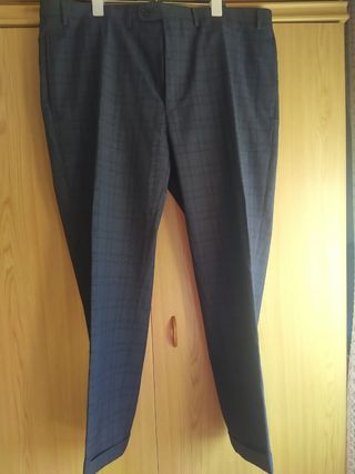 Traje Arturo Calle Azul/Gris a Cuadros