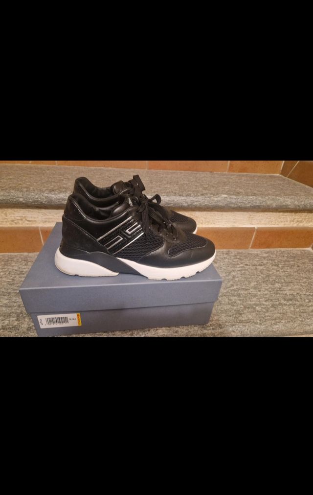 Scarpe Hogan Interactive donna nere/bianche taglia