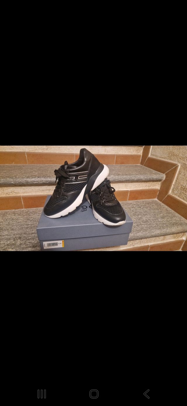 Scarpe Hogan Interactive donna nere/bianche taglia