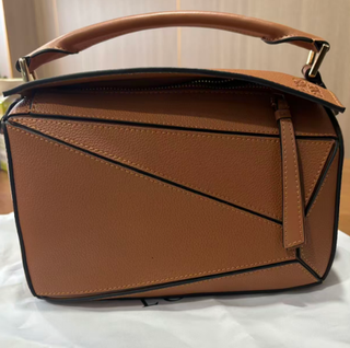 Bolso Loewe Puzzle Mediano Marrón