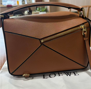 Bolso Loewe Puzzle Mediano Marrón