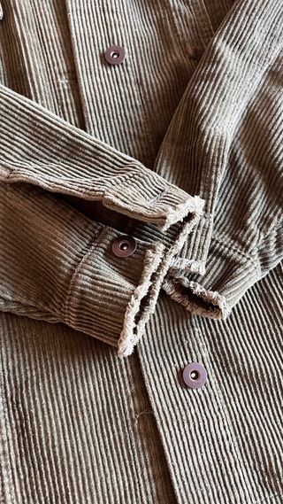 Chaqueta de pana verde