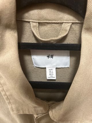 Chaqueta militar H&M verde oliva Talla M