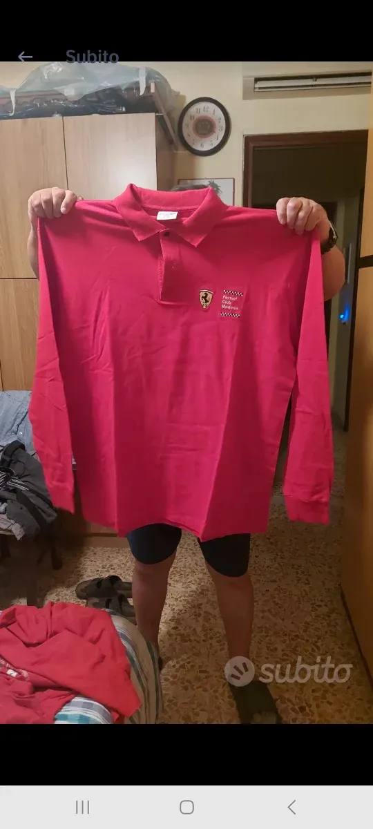 5 Magliette maniche corte e lunghe Rosse e gialle