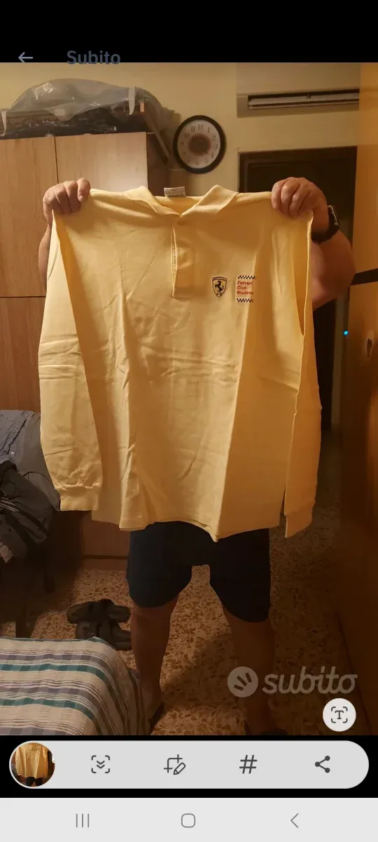 5 Magliette maniche corte e lunghe Rosse e gialle