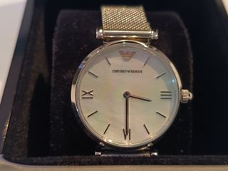 Reloj Emporio Armani Mujer Oro Blanco Cuarzo