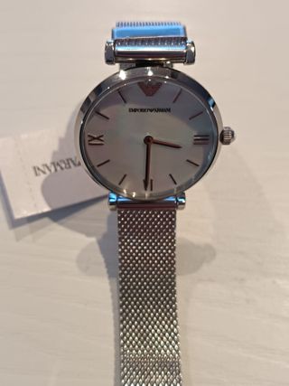 Reloj Emporio Armani Mujer Oro Blanco Cuarzo