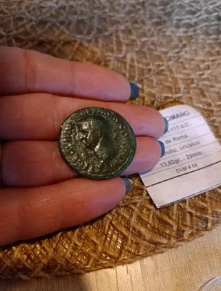 Moneta Romana Traiano Dupondio Oricaco