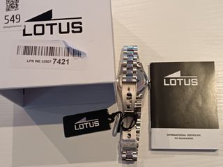 Reloj Lotus Mujer Oro Blanco Cuarzo