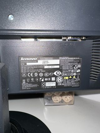 Pantalla Lenovo Negra