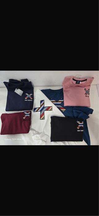 Sudadera Azul y Rosa
