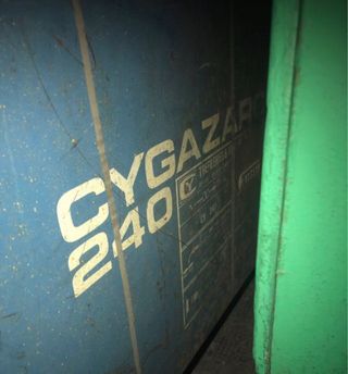 Máquina de soldar de hilo.