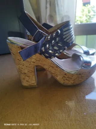 Sandalias  Plateadas