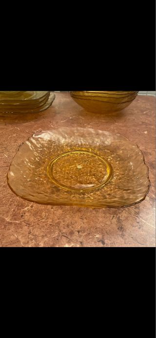 Set 4 Piatti La Murrina Ambra Vintage