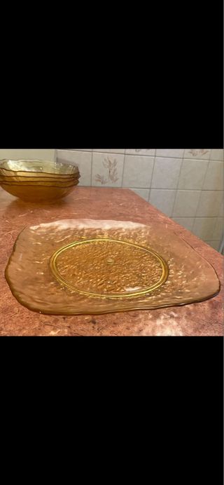 Set 4 Piatti La Murrina Ambra Vintage