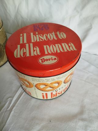 Set 6 Scatole di Latta Vintage