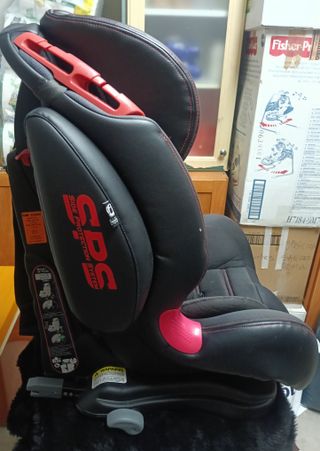 Silla de coche Be Cool negra y roja