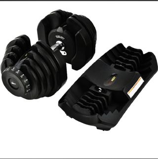 Mancuernas Ajustables 5-40kg + Banco