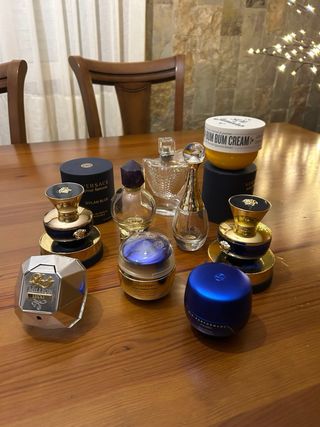 Envases vacios perfune /cremas shiseido