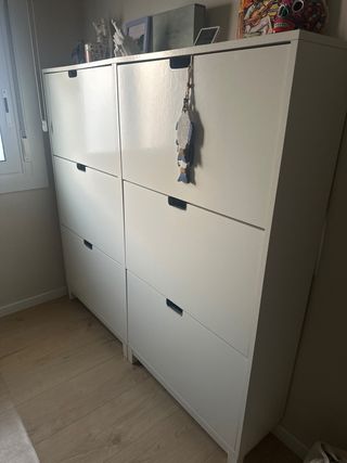 2 armadi portascarpe bianchi Ikea
