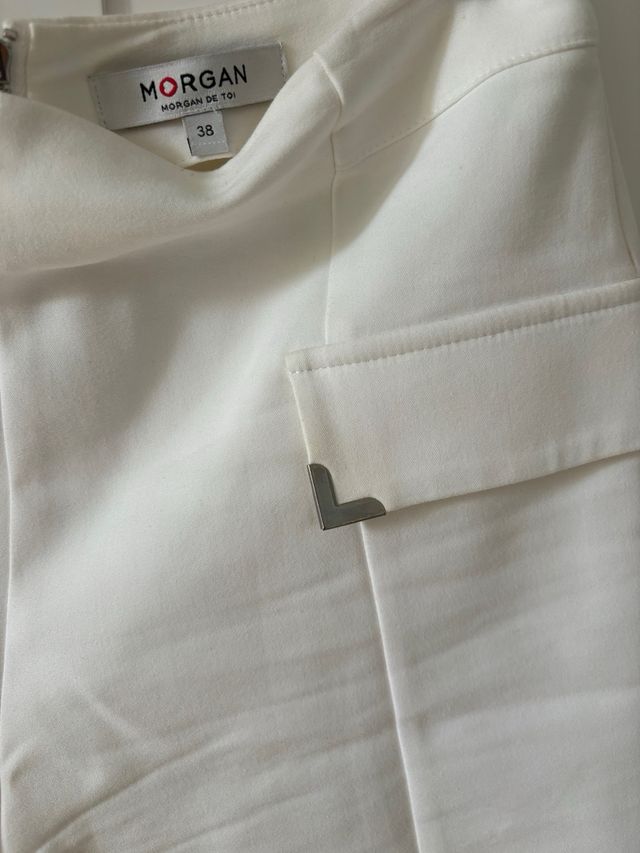 Pantalón corto Morgan blanco