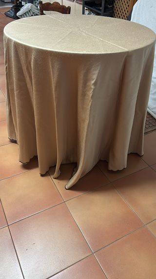 Mesa camilla redonda