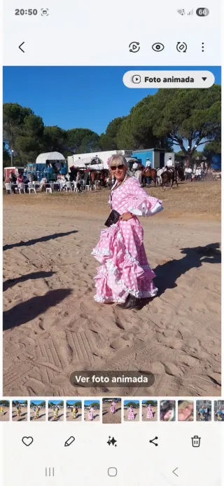 Traje de flamenca Hecha a Mano Talla 40.42.