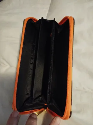 Monedero Camuflaje Naranja
