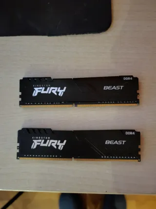 Kingston Fury DDR4 16GB (2x8) 3200MHz