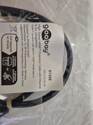 Cable Extensor HDMI Goodbay 0.5m
