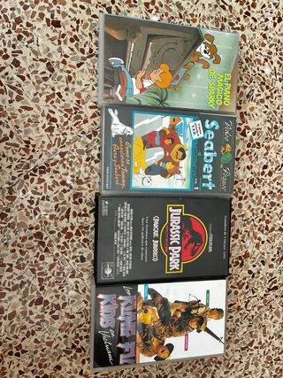 Lote 4 Películas VHS: Jurassic Park, Kung Fu Kids,